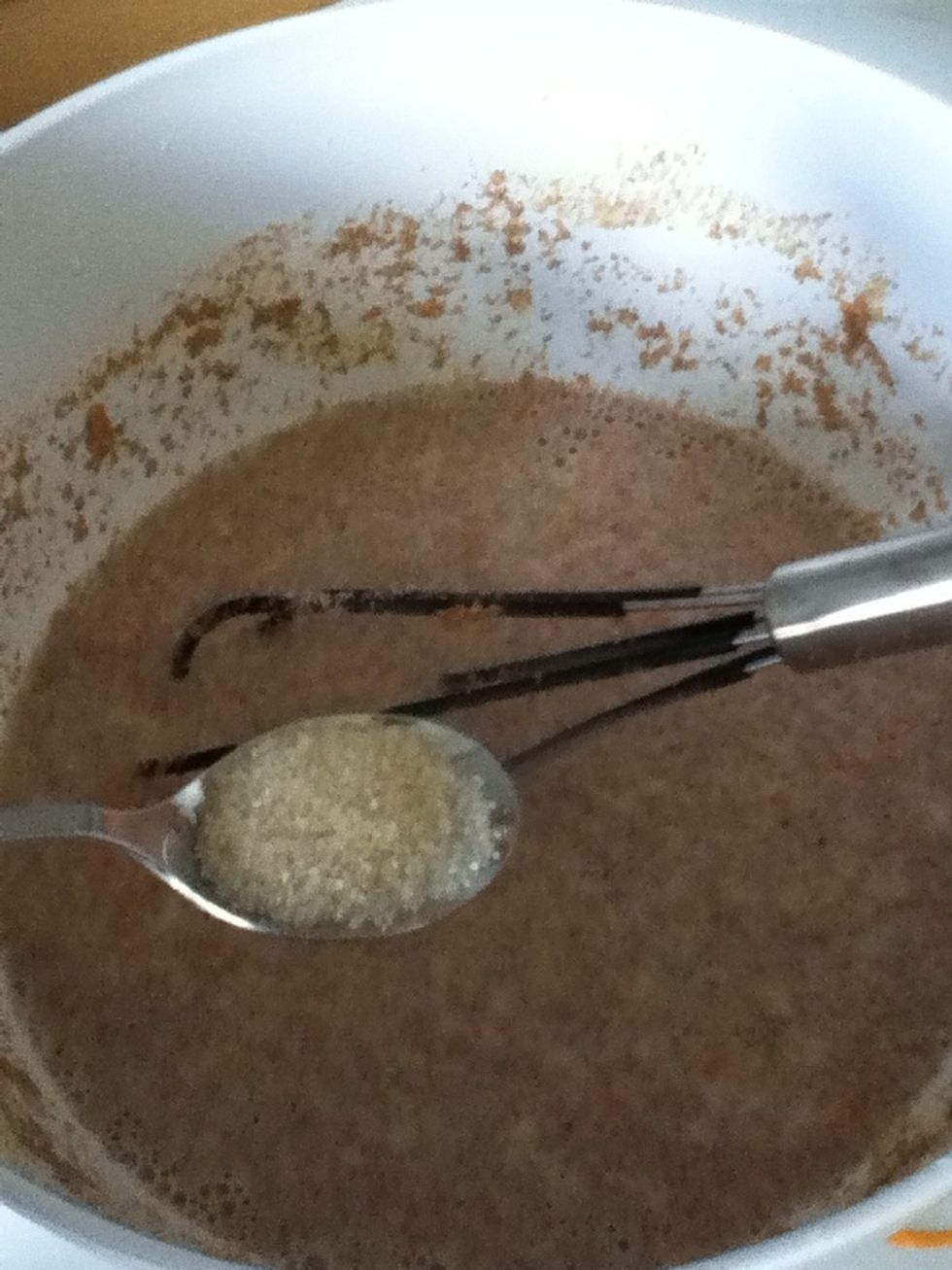 And sugar (2tsp)