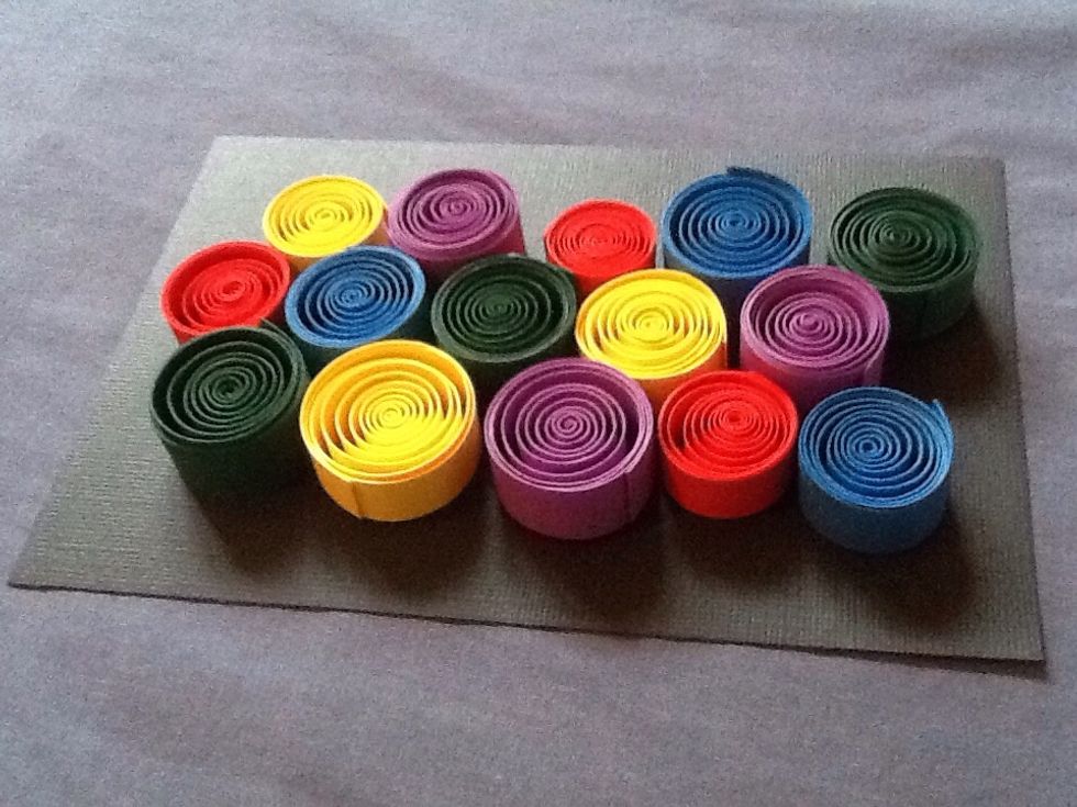 And Tada! You have your own spiral card!