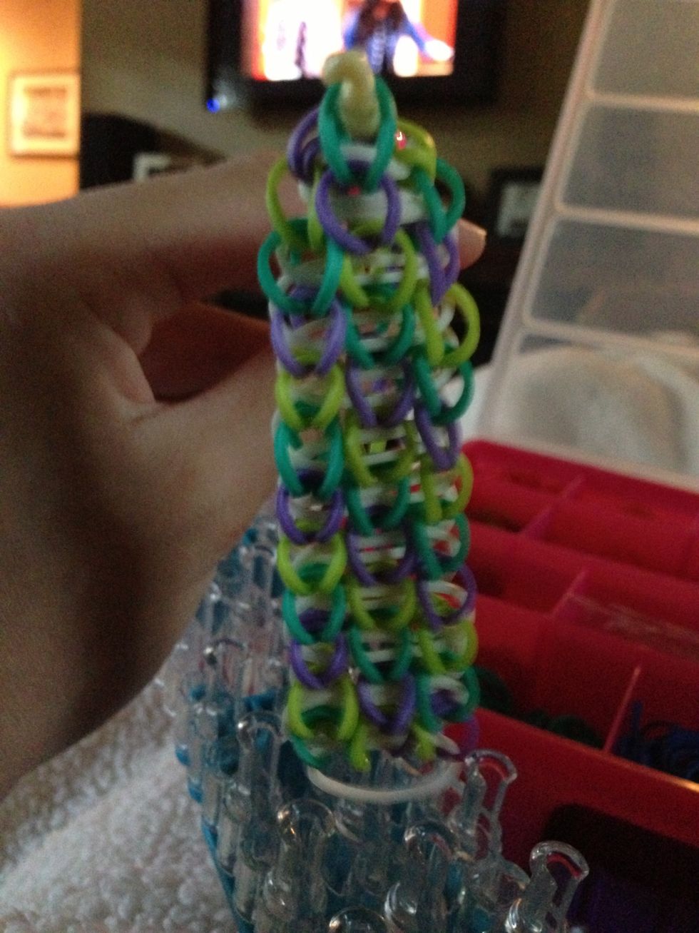And take the bracelet off the loom\ud83d\udc4f\ud83d\udc4f