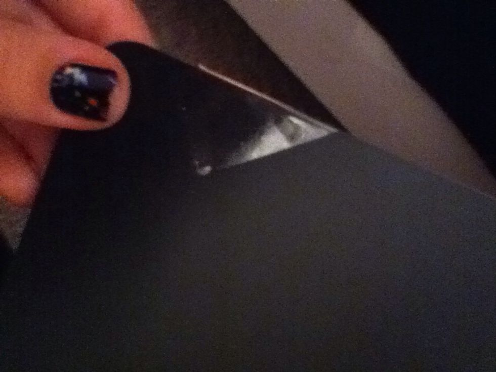 ... And tape them down so they dont fall off. Do the same for EvERY SINGLE STRIP.