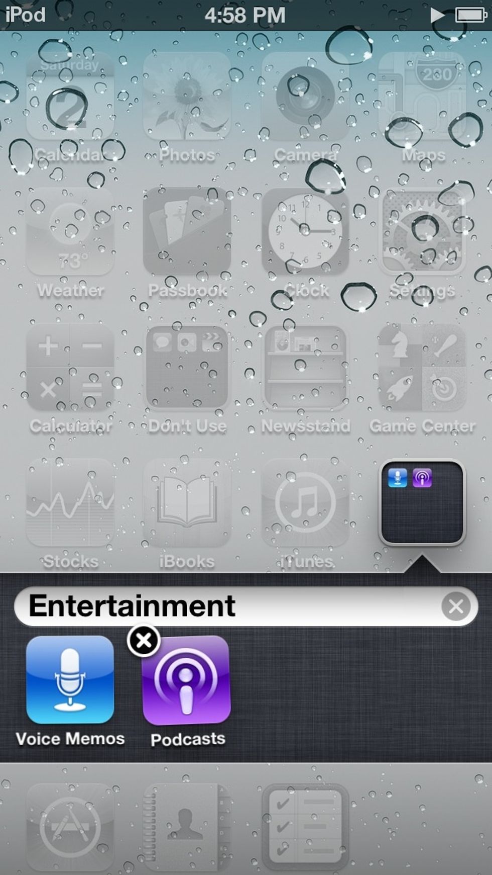 And tapping the name. Now enter the new name.
