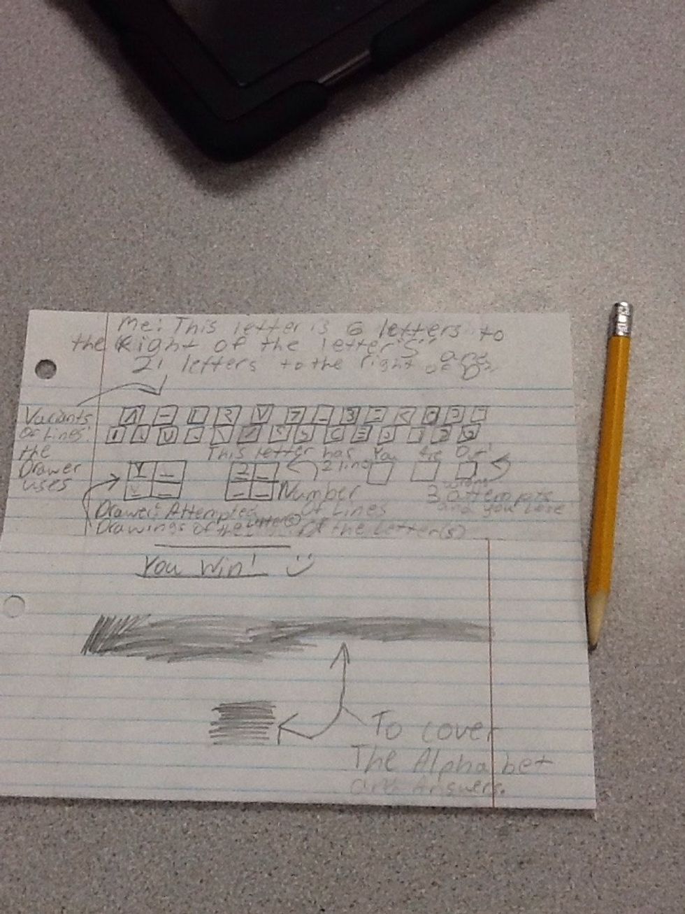 And that's how you make and play Line Letters. HAVE FUN!!!