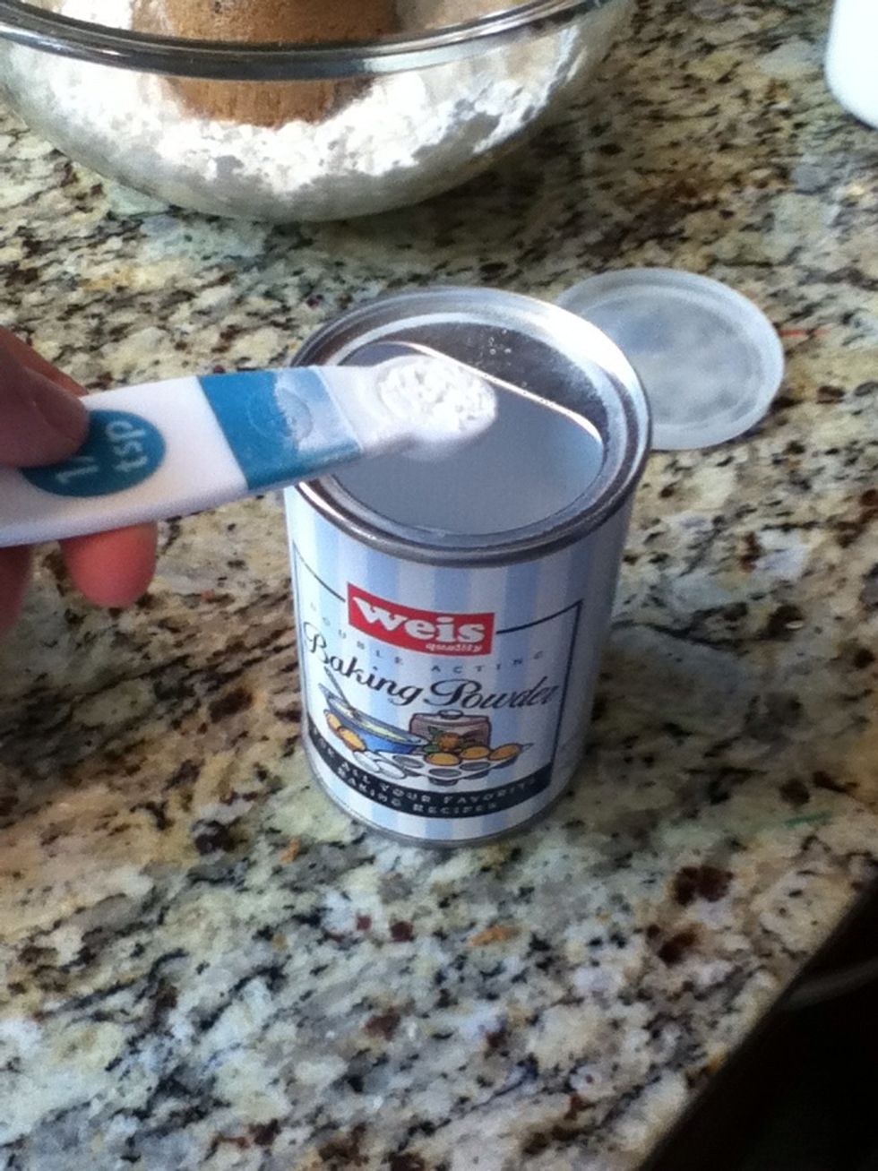 And the 1/4 tsp of baking powder!