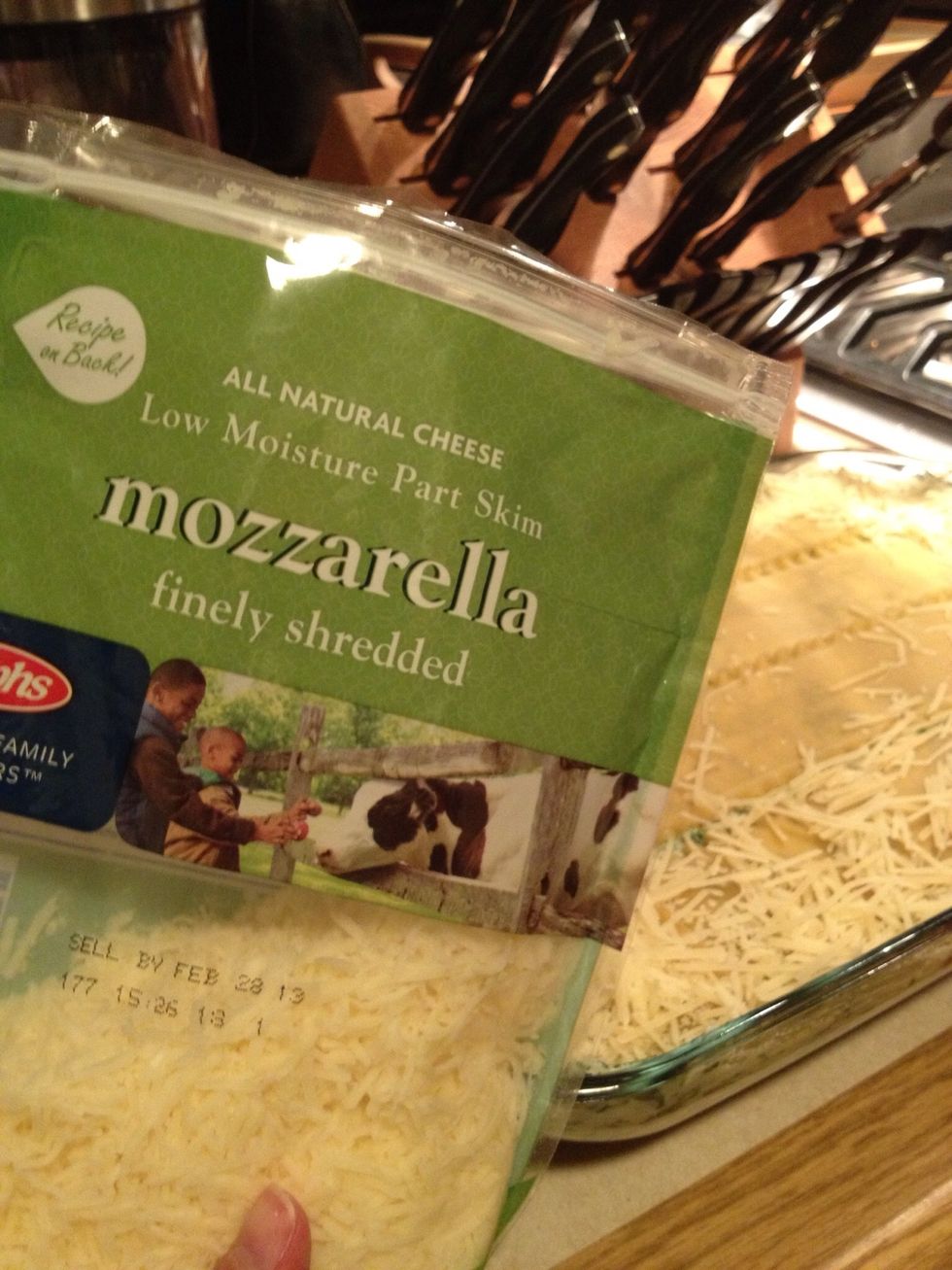 And the add mozzarella cheese to the center over the noodles. It will keep them from getting too crunchy.