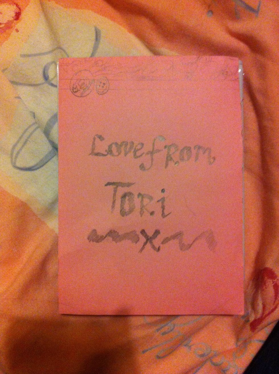 And the back