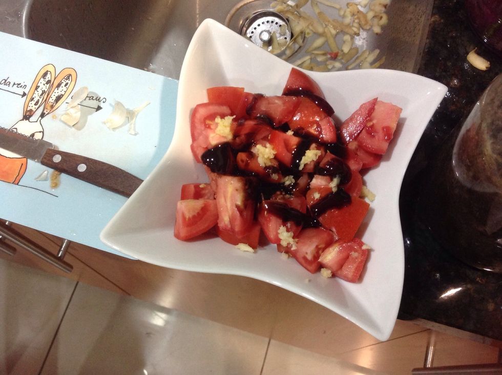 And the balsamic cream