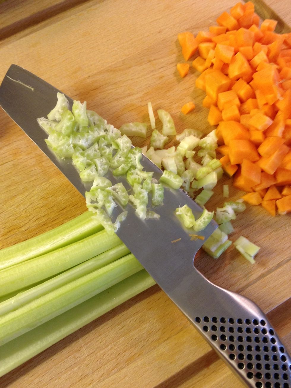 And the celery. .
