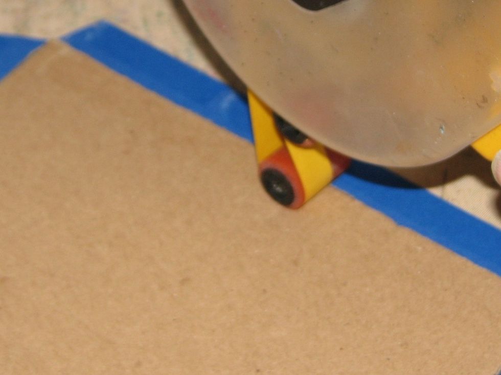 and the chipboard base.