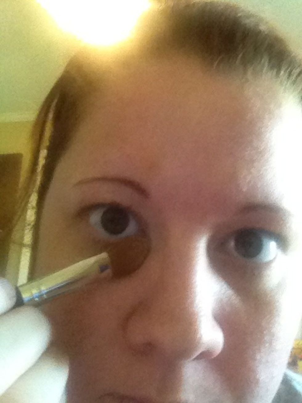 And the corner or eyes.
