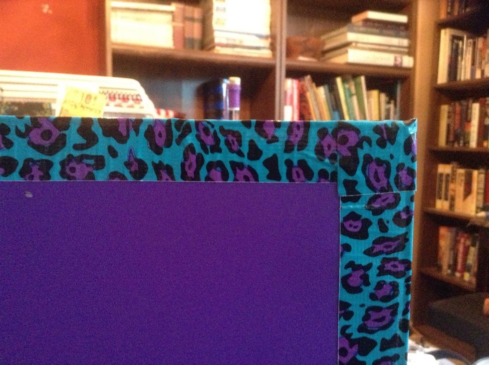 And the flap to the inside, where it is now protected from extra wear and potential ungluing.