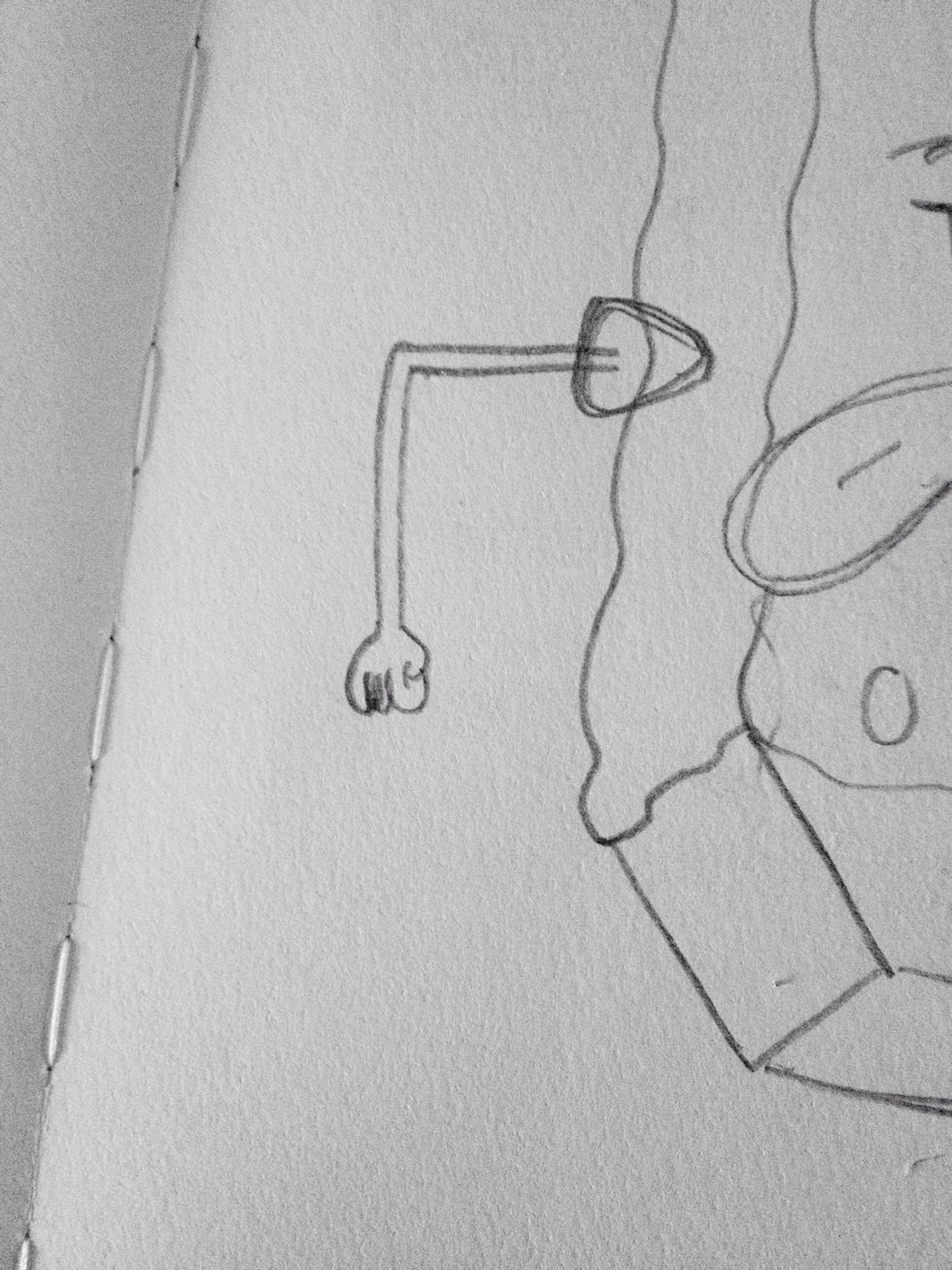 And the hand.