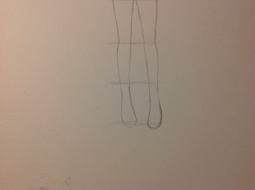 And the legs and feet.