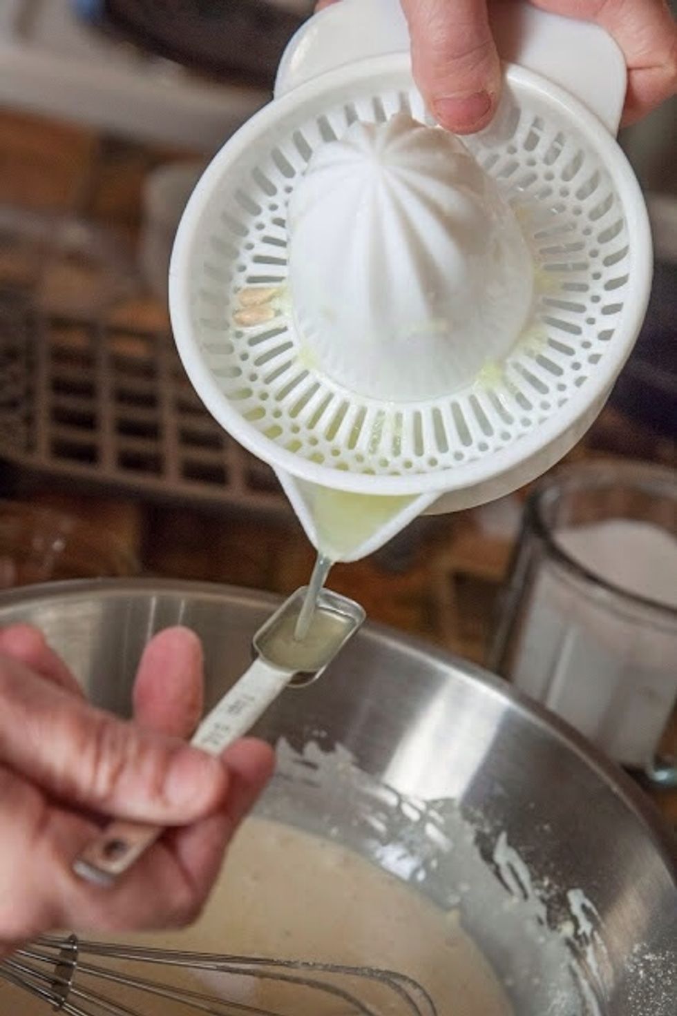 and the lemon juice.