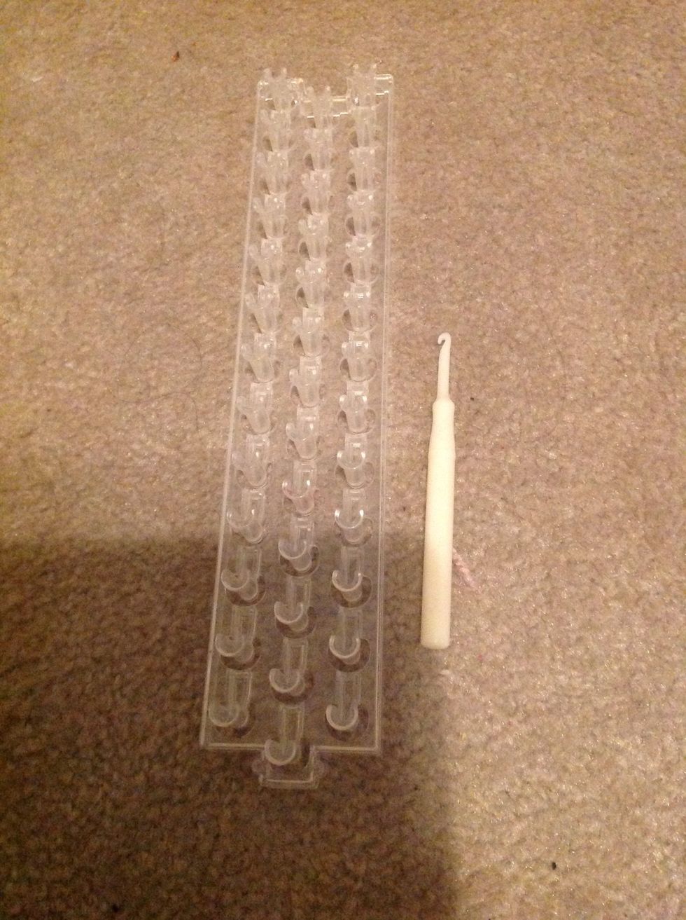 And the loom and hook