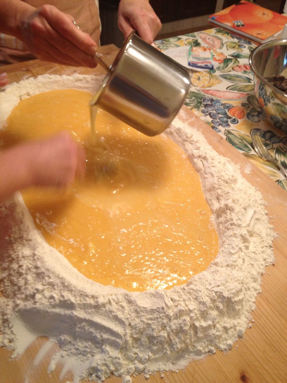 And the melted butter