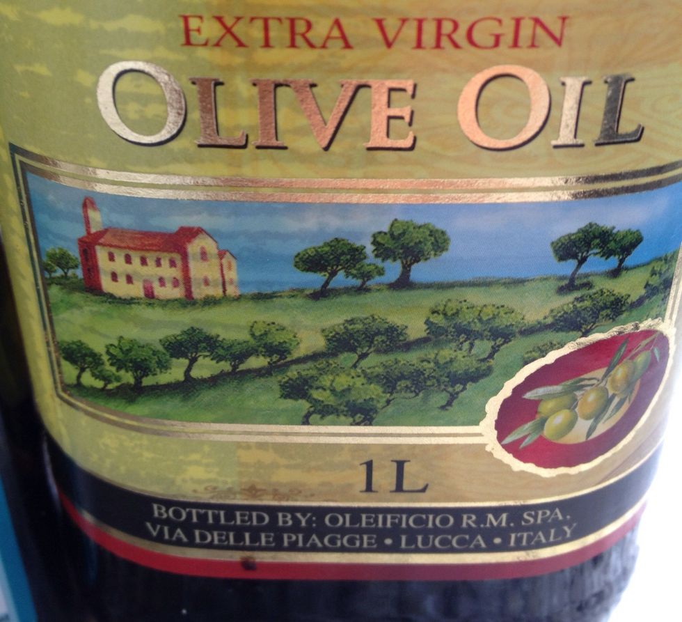 and the olive oil (every household must have this).