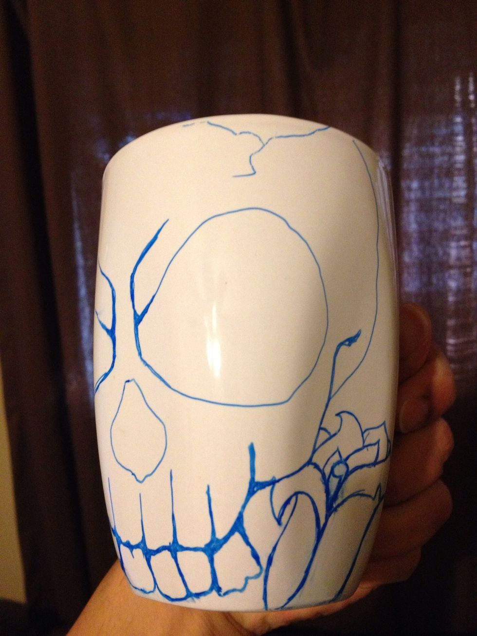 And the other. Here you can see how it smears.