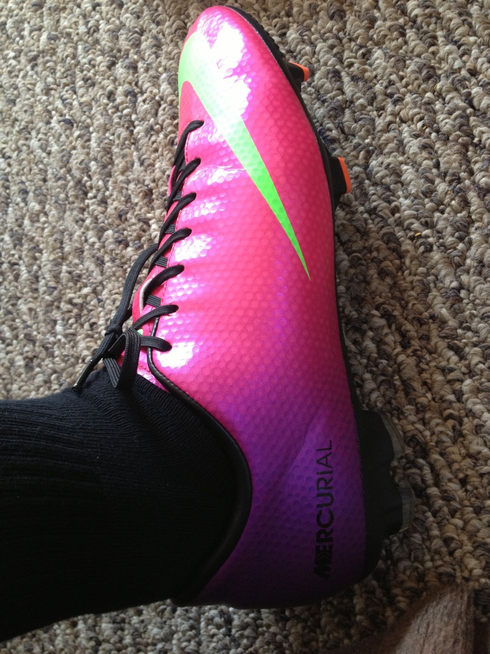 And the outside of your shoes. This makes the leather more pliable and easier to move.