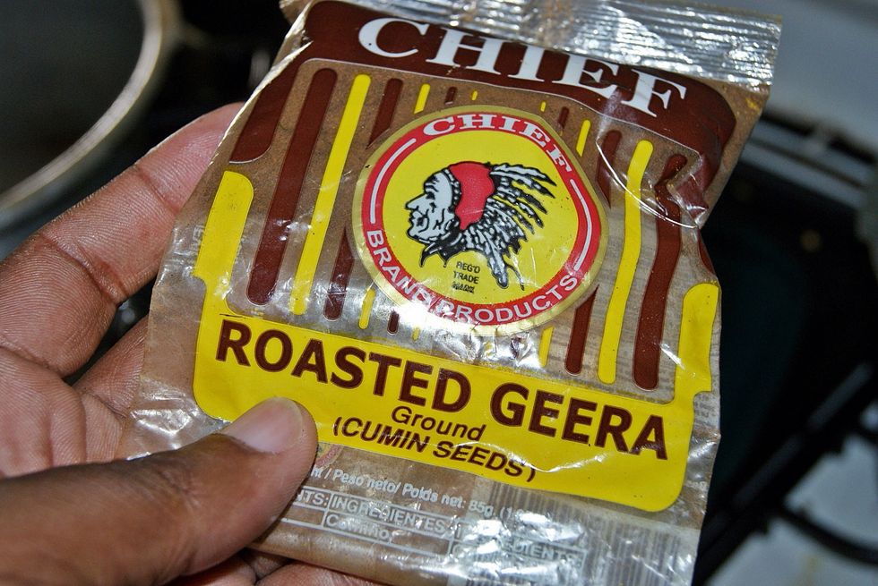 And the roasted geera...