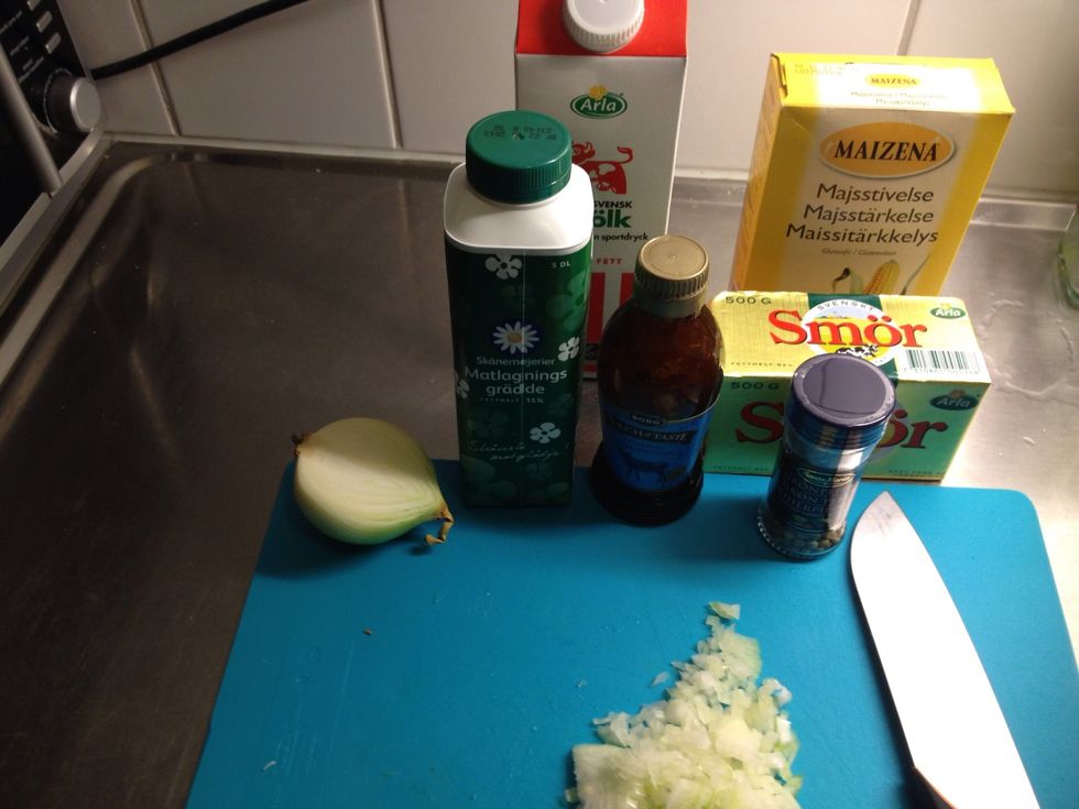 And the sauce ingredients