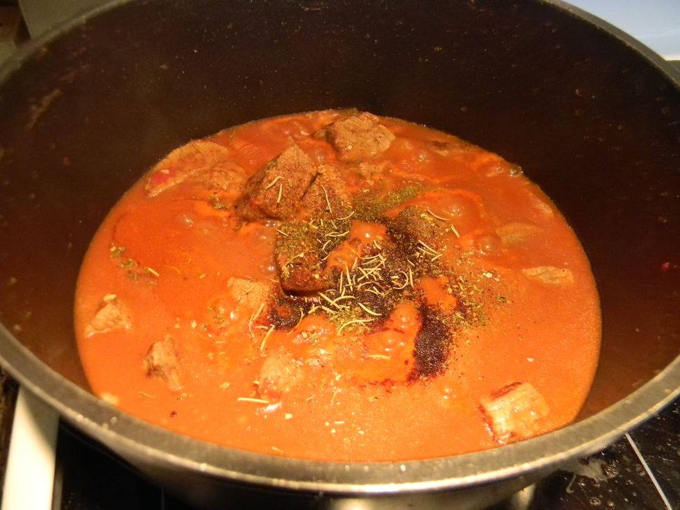 ...and the spices.