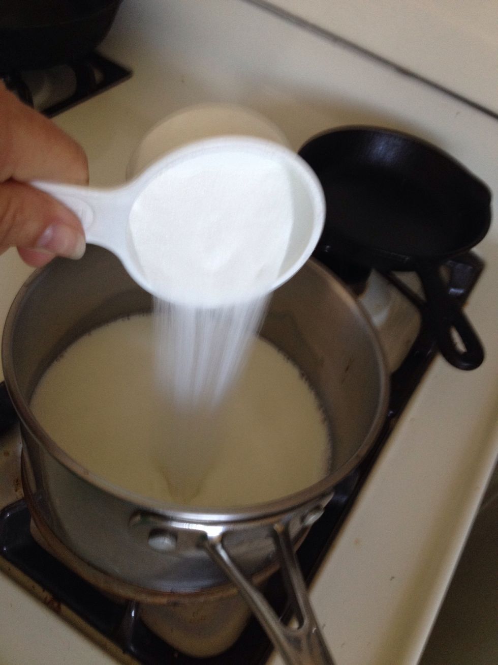 ...and the sugar.