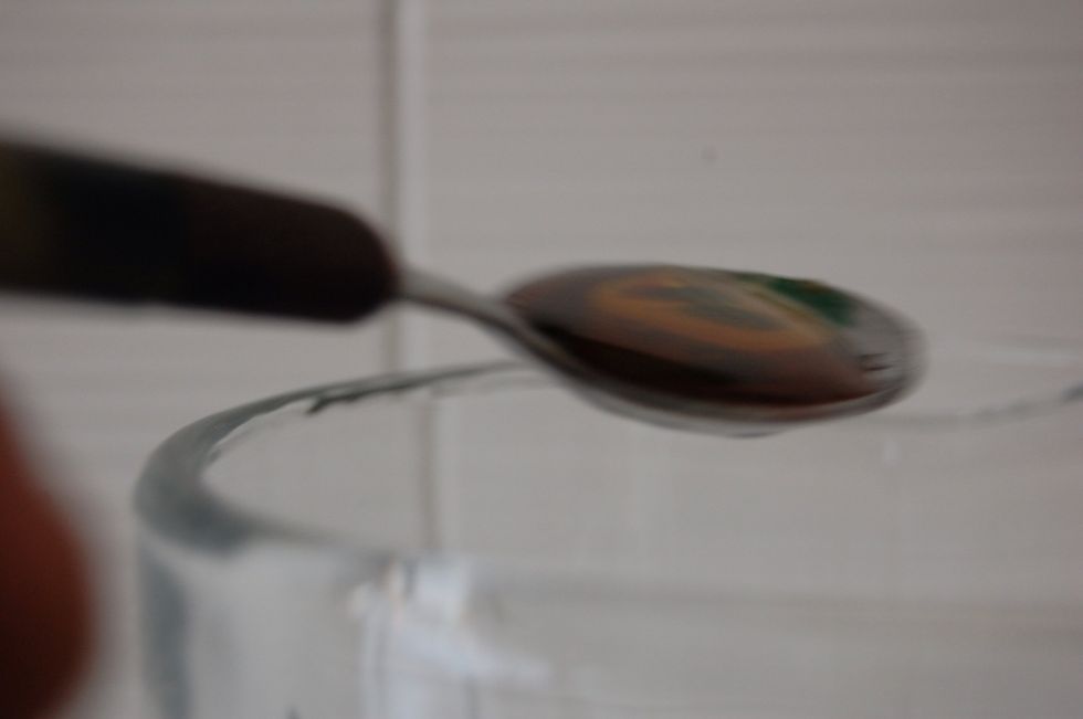 ..and the teaspoon of honey.