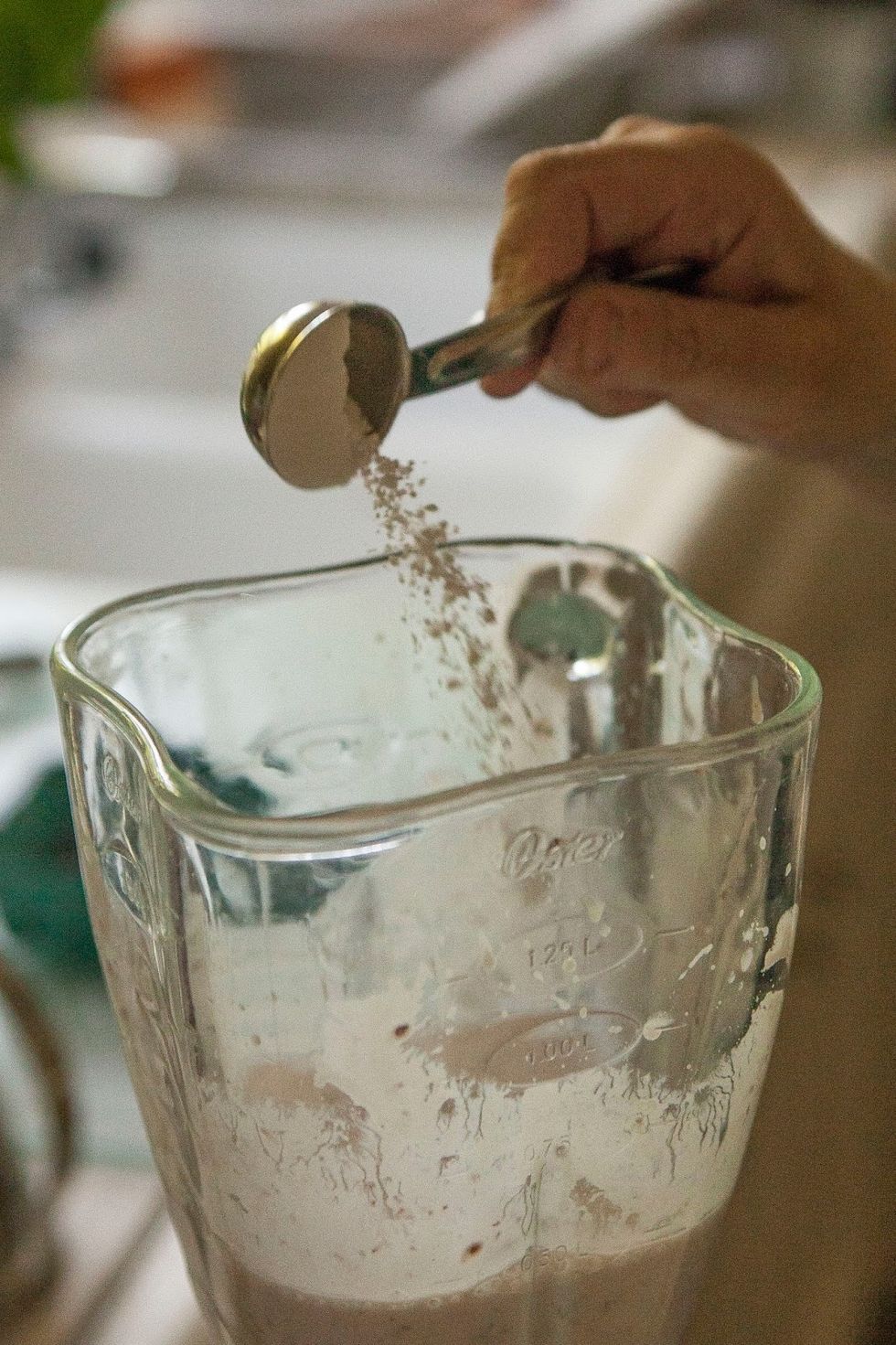 and the water, salt and sugar