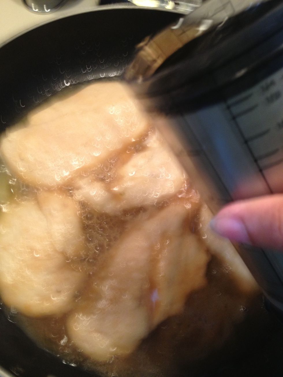 And the white wine(my pics suck sorry)\ud83d\ude29\ud83d\ude2b\ud83d\ude28 let it simmer.