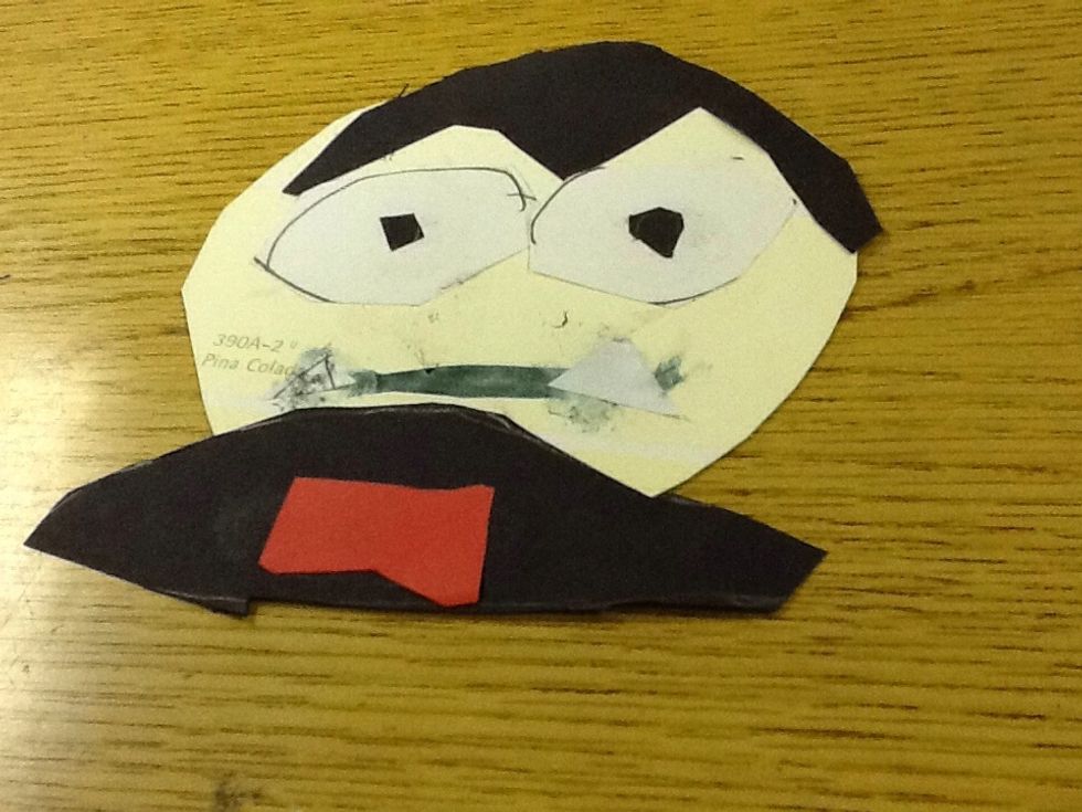 And their you go you have a vampire or would you call this Dracula