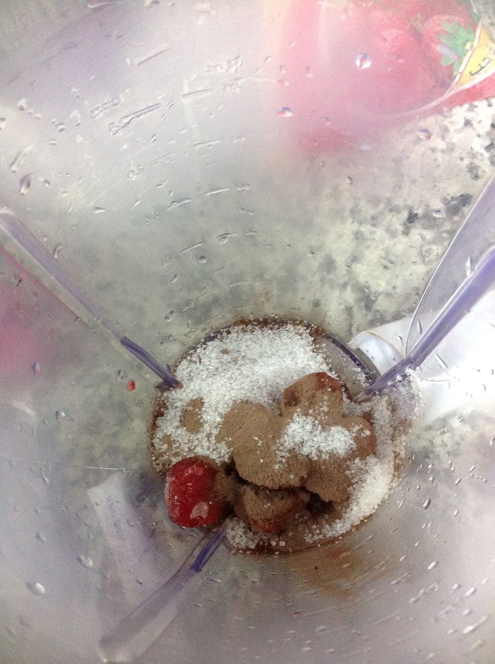 And then add sugar also
