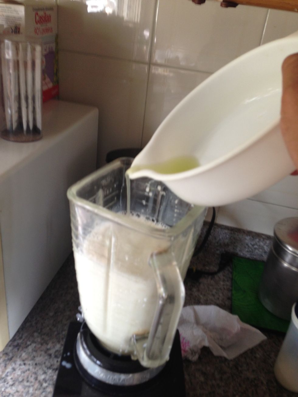 And then add the lemon juice