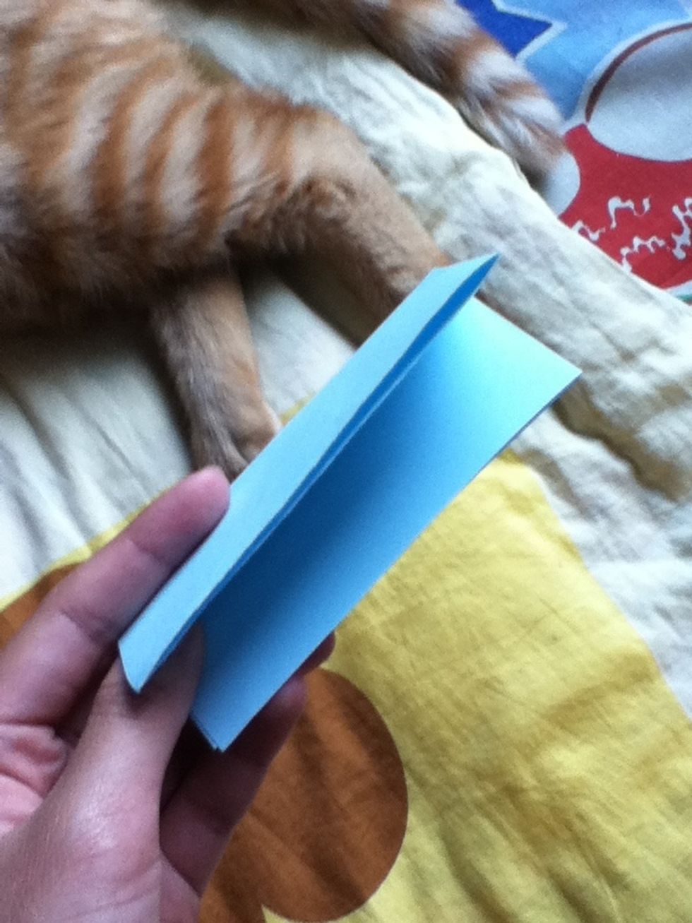 And then another fold (also in half)