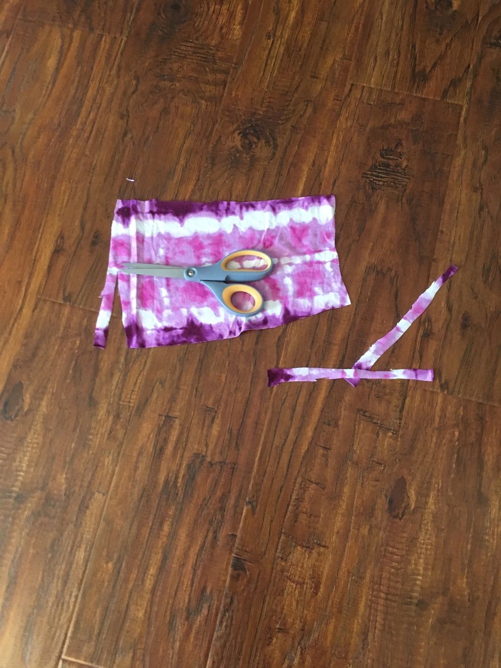 And then, cut strips from it.