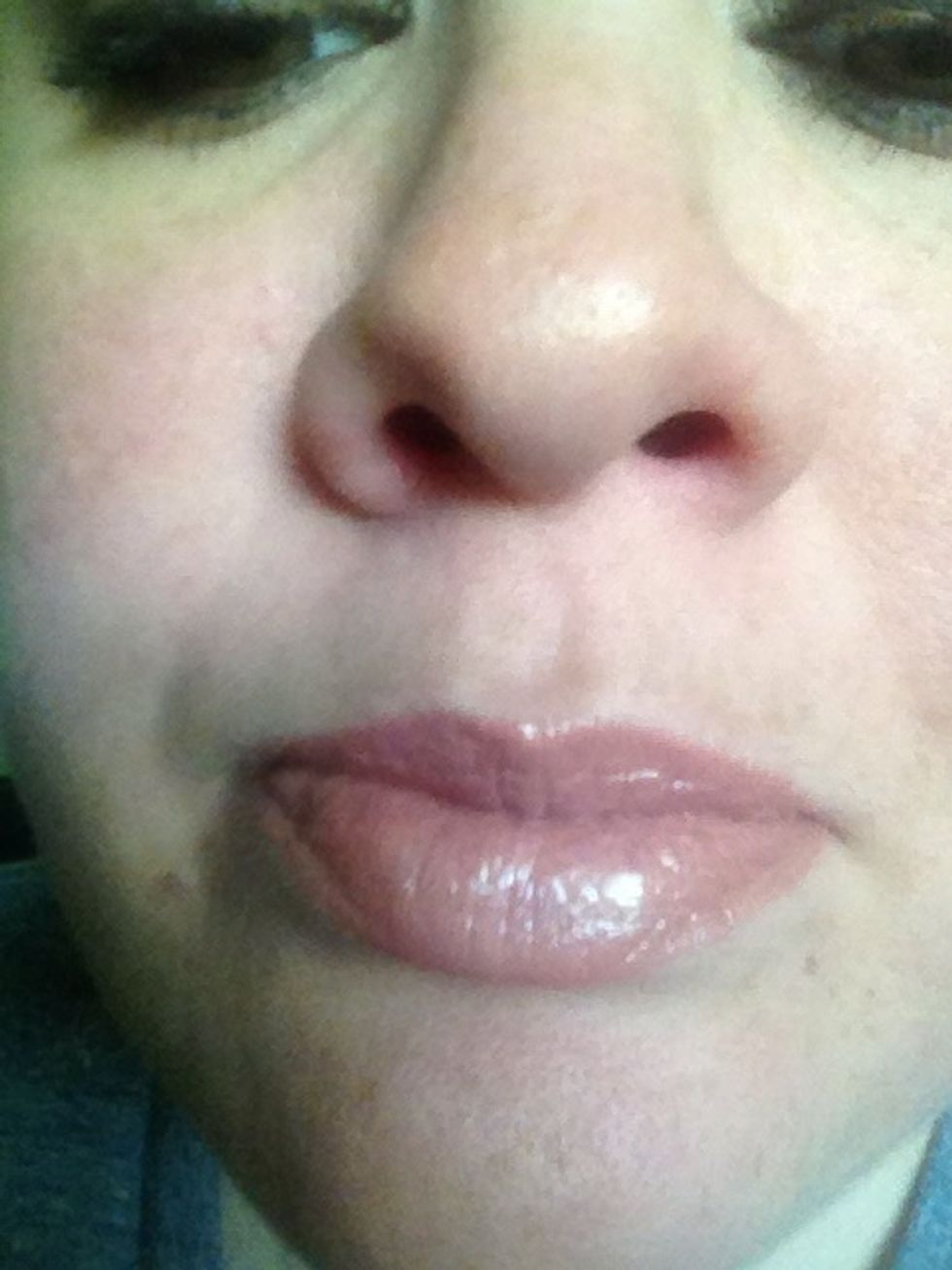 And then gloss