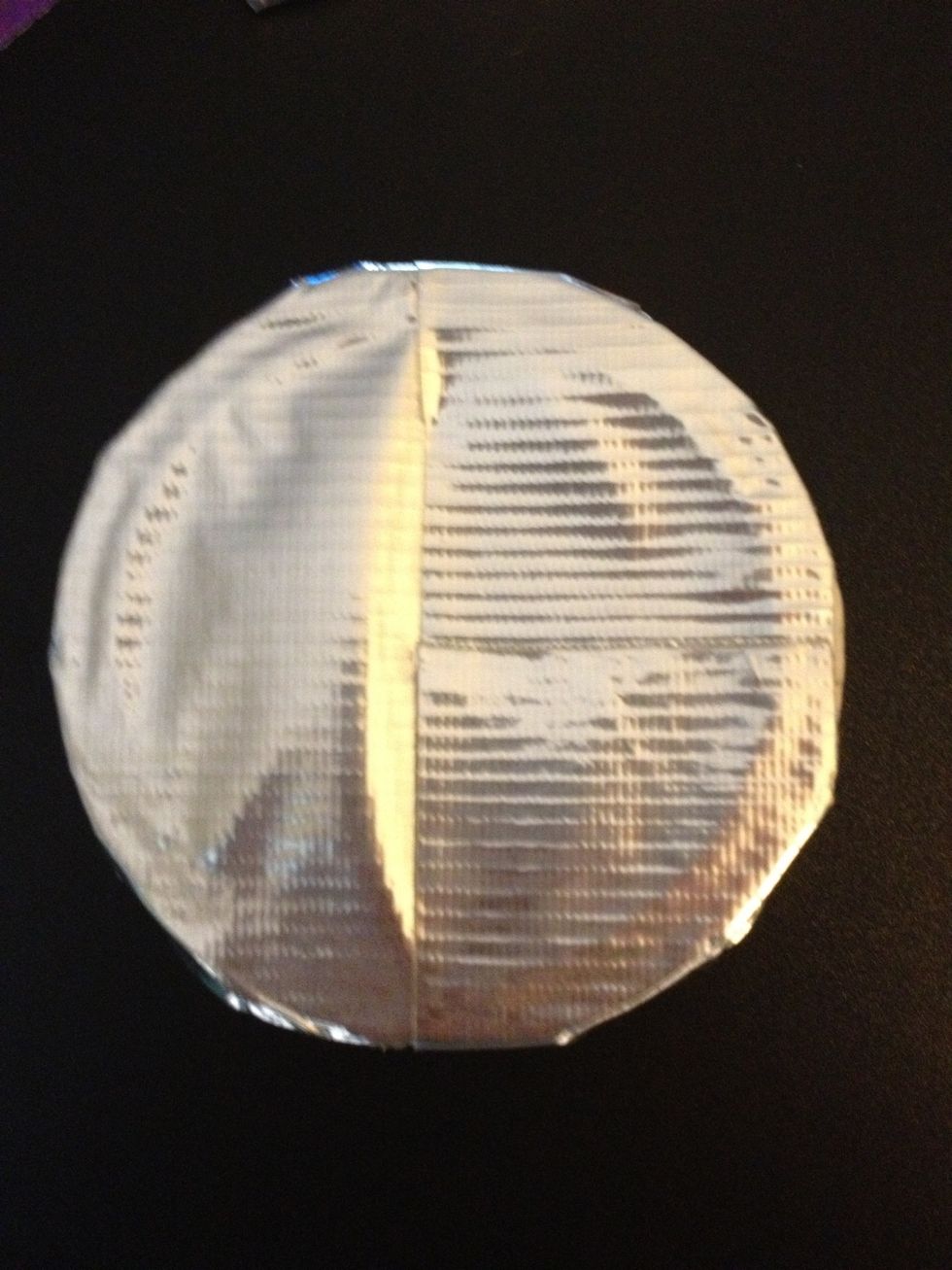 And then just cut out around the outline of your shape. Ta-Da! If you do not want to hang your "painting" skip to step 32.