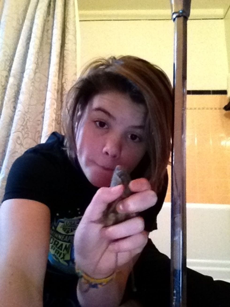 And then repeat with all your leaves or until your rose is fat to your liking