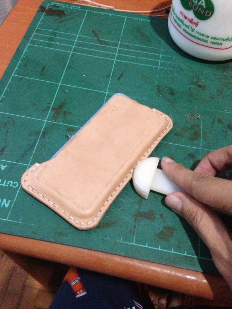 And then smooths the edges..