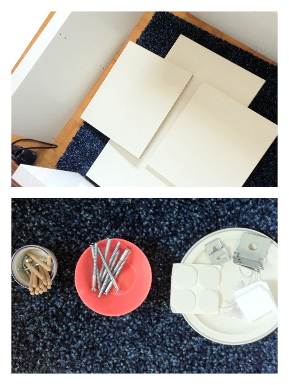 And then sort out your supplies.