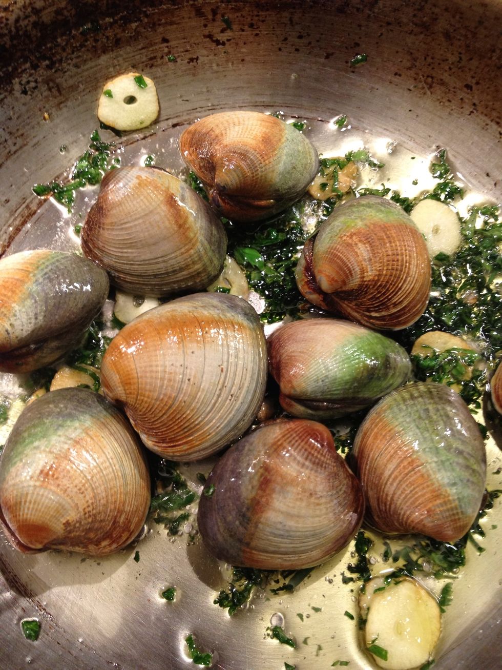 And then the clams
