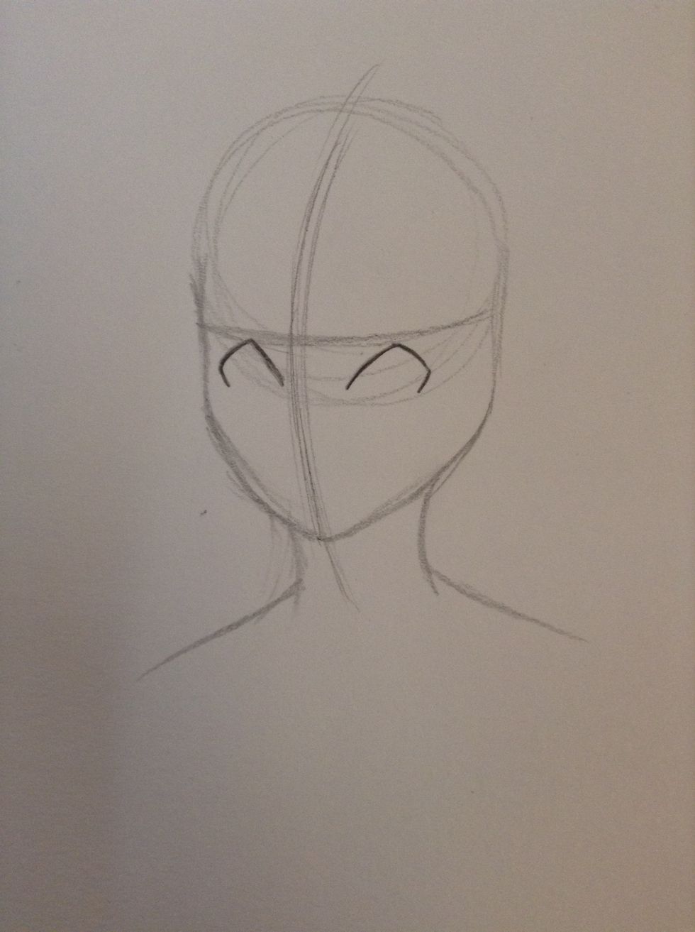 And then the second eye. Note: Because of the angle, one of the eyes appears to be larger than the other.