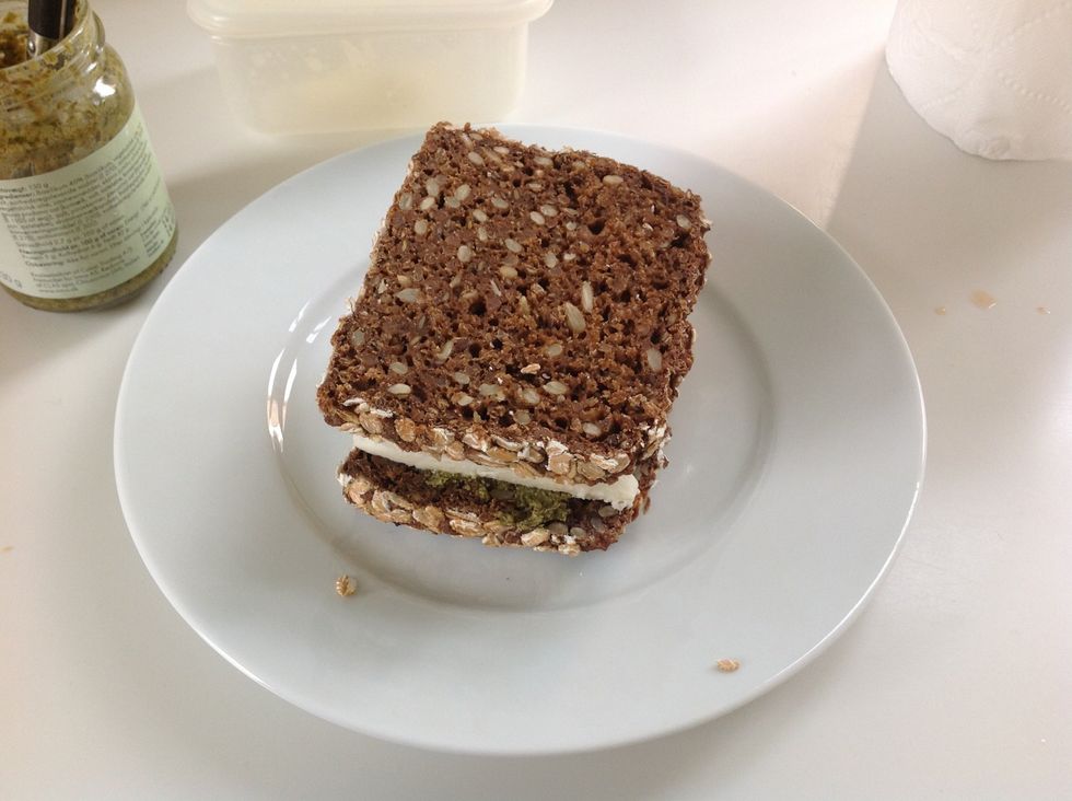 And then the second slice of bread