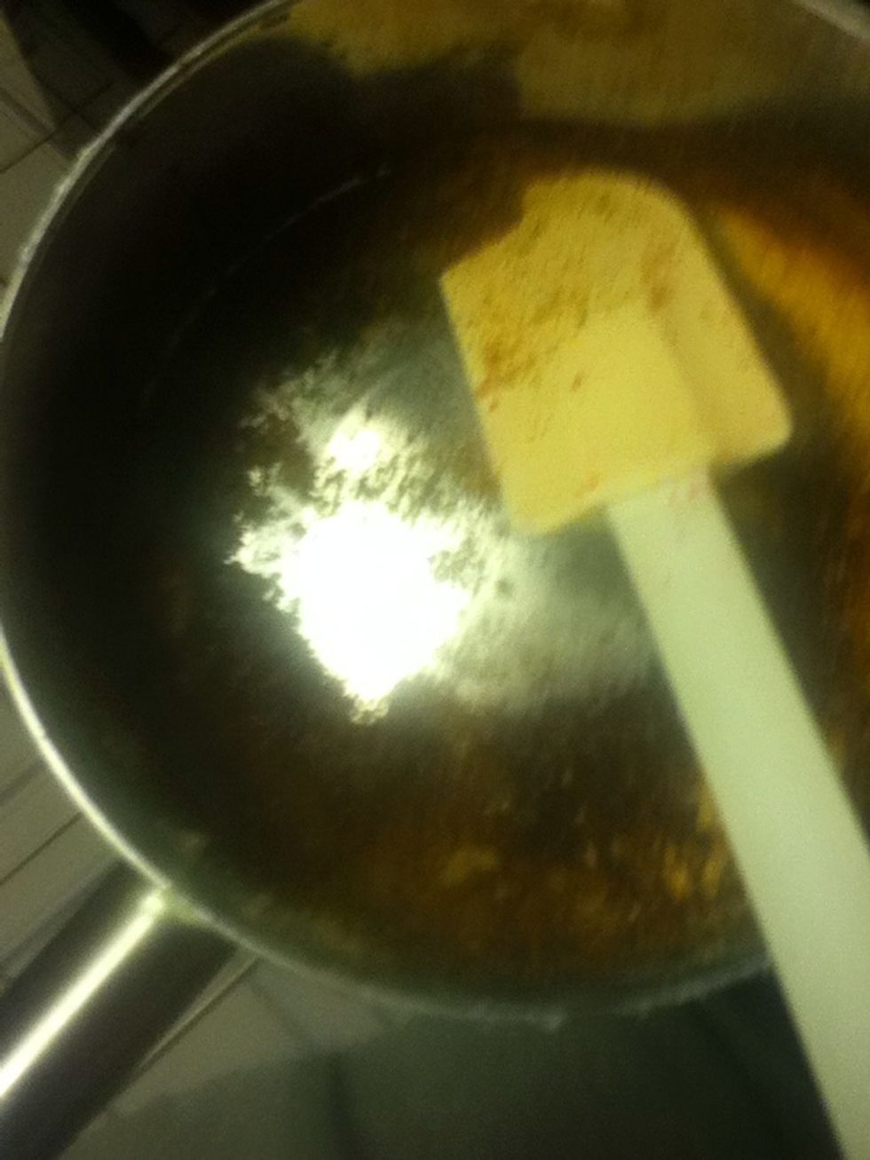 And then you end up burning it.. So judy throw it away.. Another reason why you don't bake drunk..