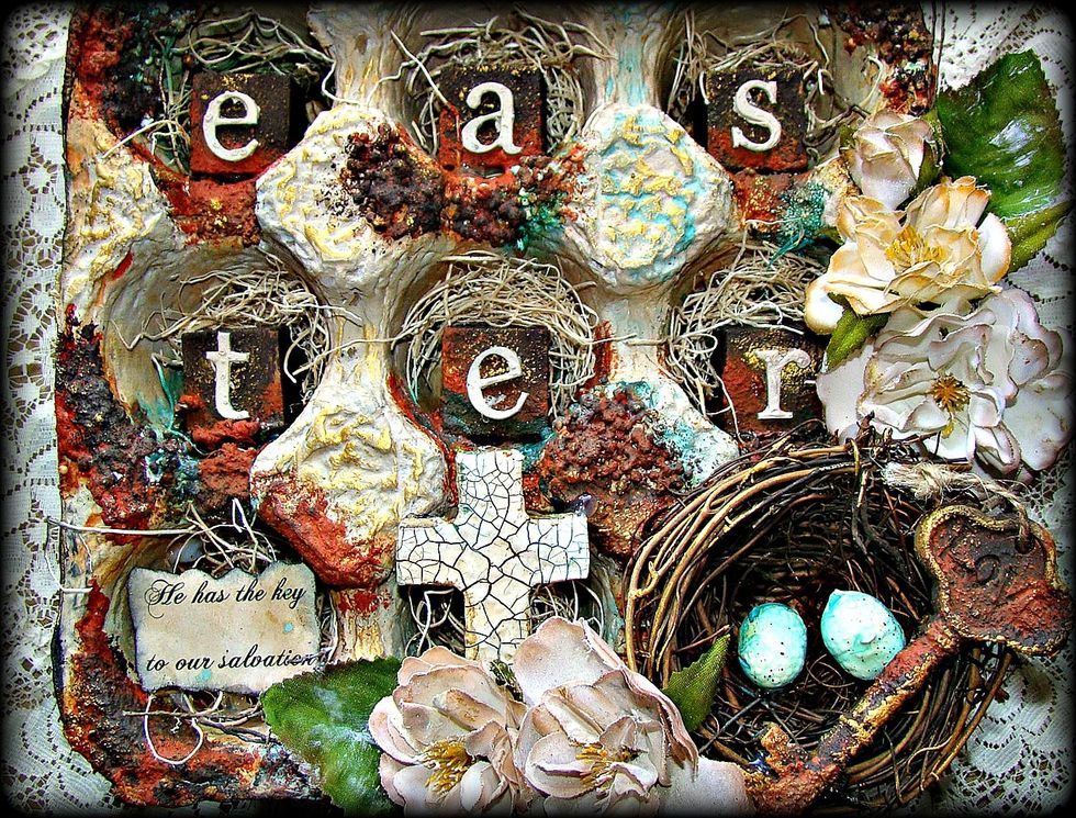 And there you have a nice rusty piece. Hope this was inspiring to you.