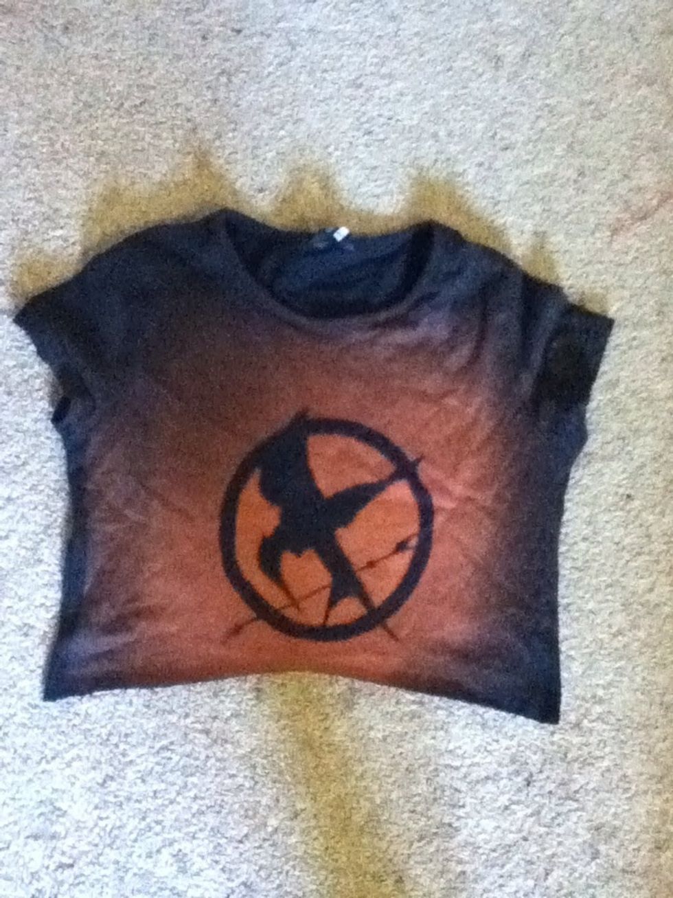 And there you have it! A super easy crop top!