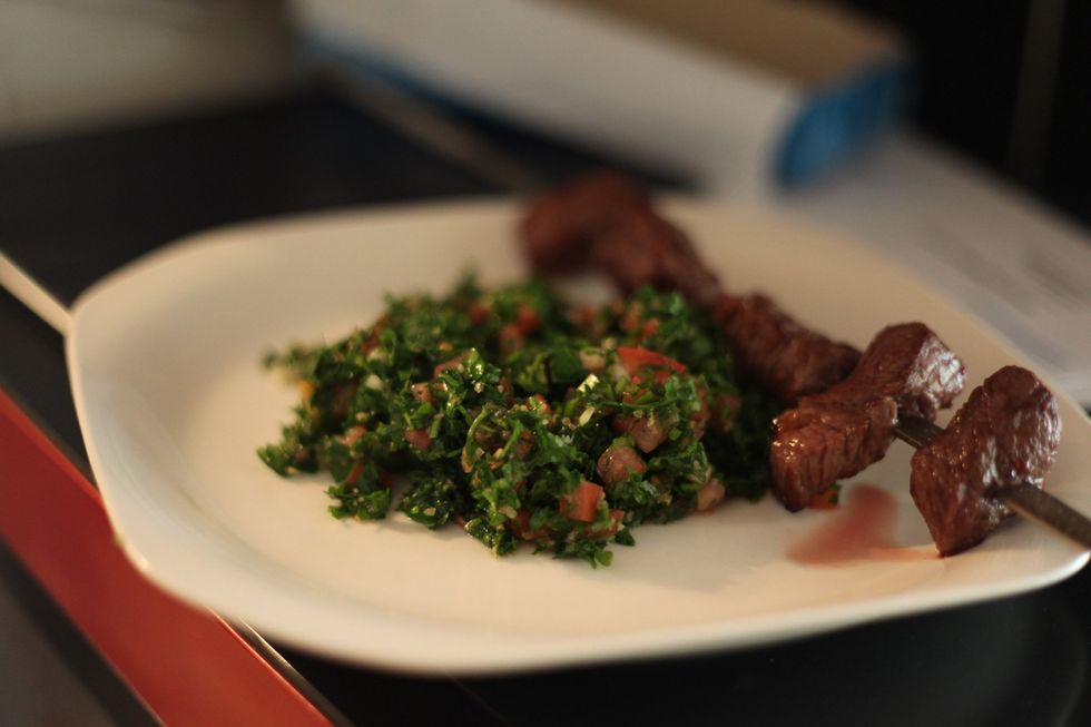 And there you have it. Tabouli!! I don't know why but this salad always tastes delicious even after 3 days of being stored in the fridge. Try it out. I'd love your feedback.
