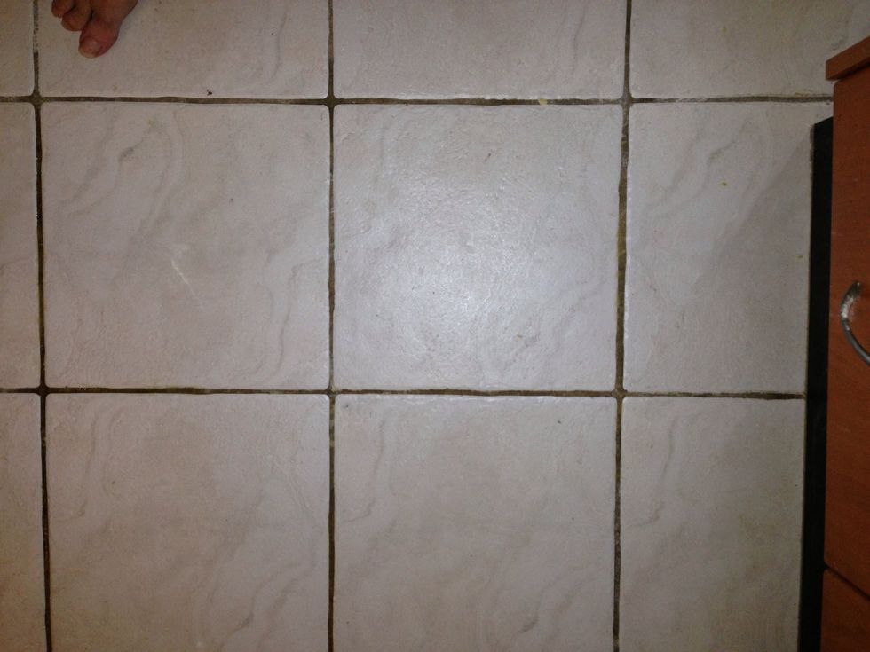 And there you have it with no Left over residue if you like give it a Quick mop