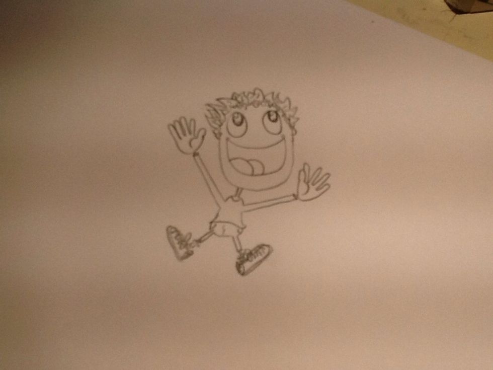 And there you have it! Your fun cartoon character!