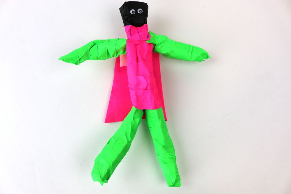 And there you have it, your own superhero figurine!