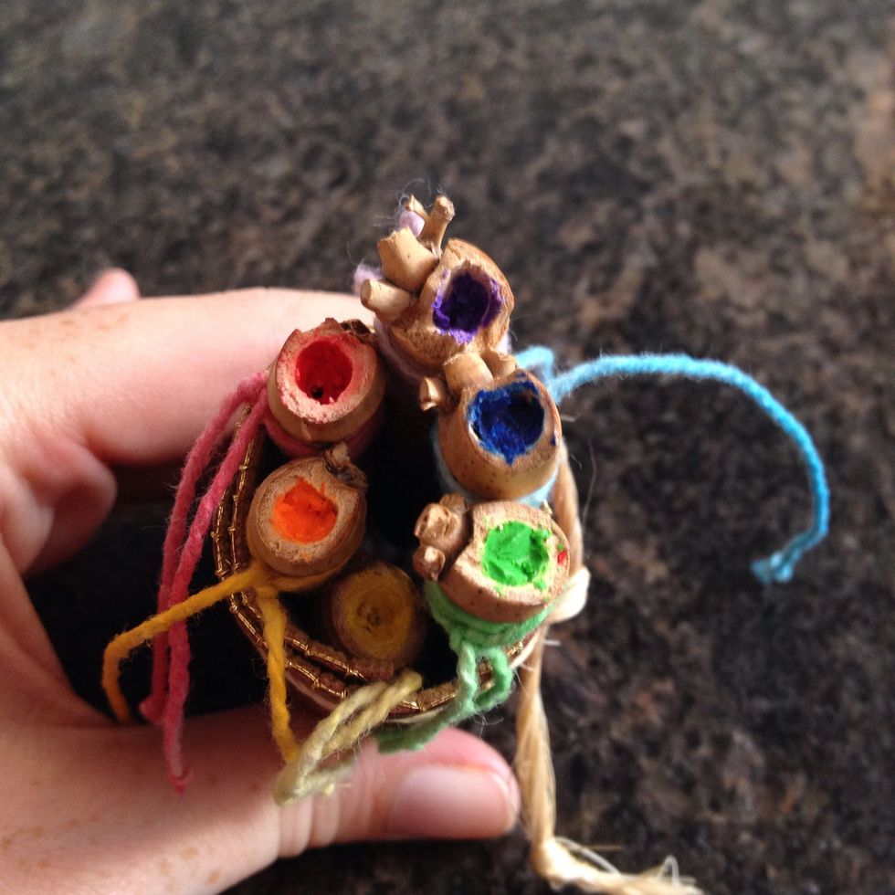 And there you have them!! Crayon chunks whole again so you can colour your world away ;)